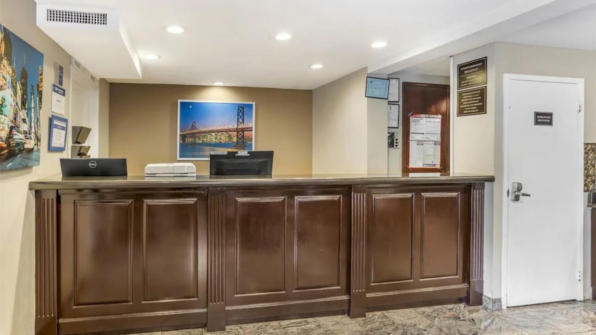 Reception at Best Western Fort Lee.