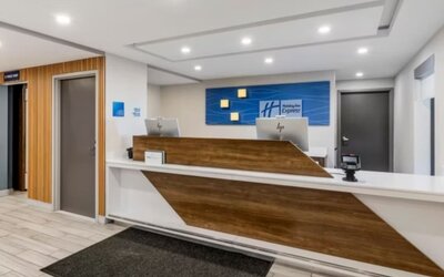 Front Desk at Holiday Inn Express Chicago - Downers Grove.