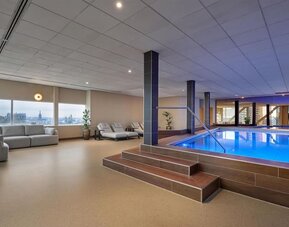 Indoor pool at Haven Hotel Rotterdam.