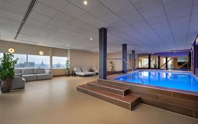 Indoor pool at Haven Hotel Rotterdam.
