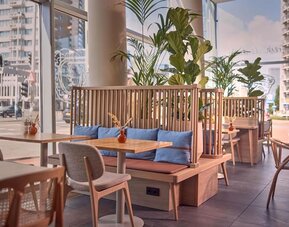 Hotel restaurant at Haven Hotel Rotterdam.