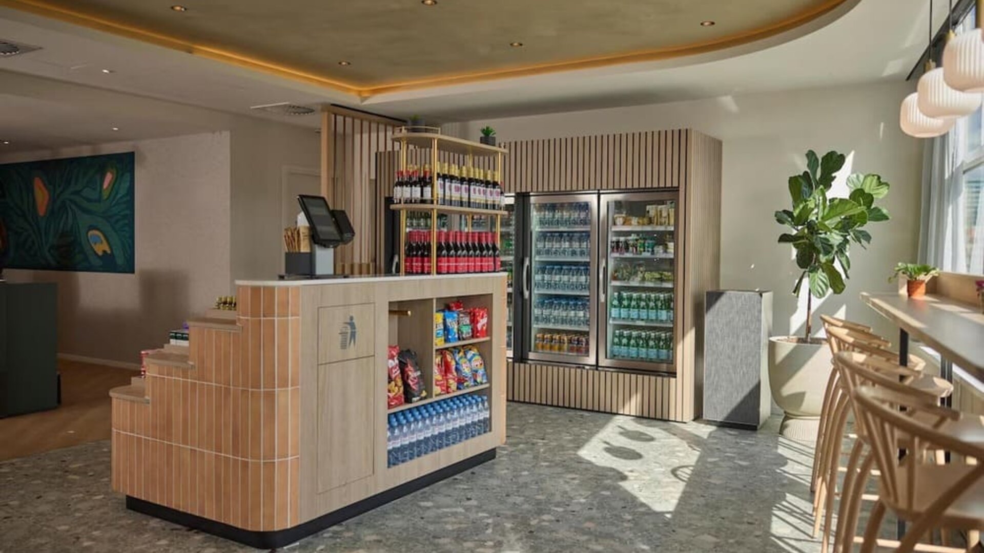 Delicious snack bar at DoubleTree By Hilton Rotterdam Centre.