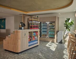 Delicious snack bar at DoubleTree By Hilton Rotterdam Centre.