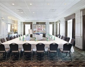 Large meeting room at Hilton Garden Inn Montreal Airport.