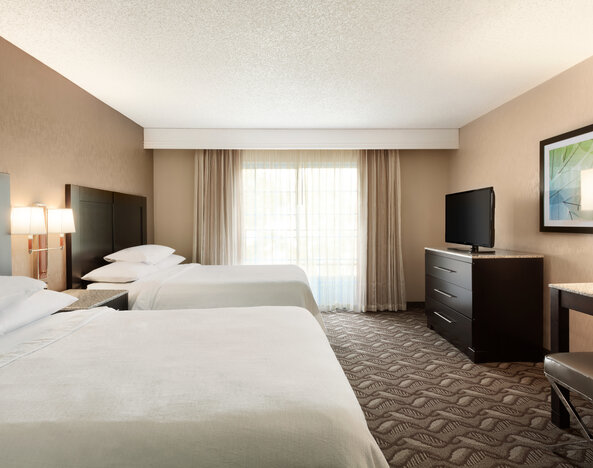 Twin day use room at Embassy Suites By Hilton Arcadia.
