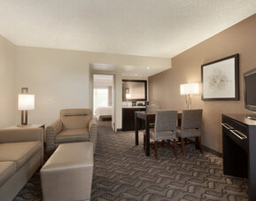 Day use room with living area at Embassy Suites By Hilton Arcadia.