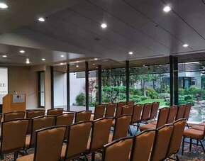 Large meeting and conference room catering to all business needs at DoubleTree by Hilton Los Angeles Downtown.