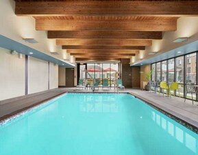 Relaxing swimming pool at the Home2 Suites by Hilton Warminster Horsham.