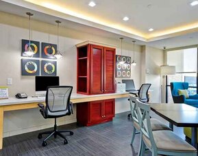 Equipped business center and work area for all your business needs at Home2 Suites by Hilton Fort Worth Southwest Cityview.