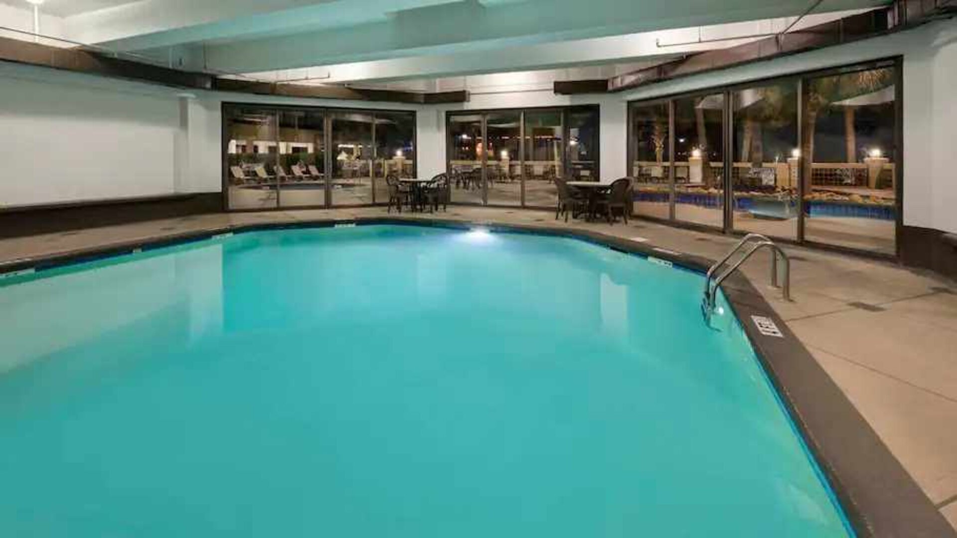 Relaxing indoor pool at the DoubleTree by Hilton Myrtle Beach.