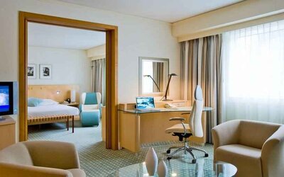 Beautiful living room at the Hilton Paris La Defense.