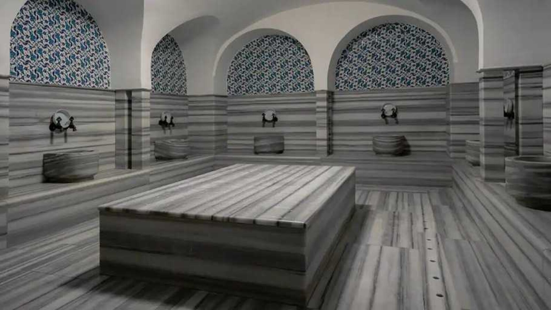 relaxing turkish bath and spa area at DoubleTree by Hilton Bodrum Isil Club Resort.