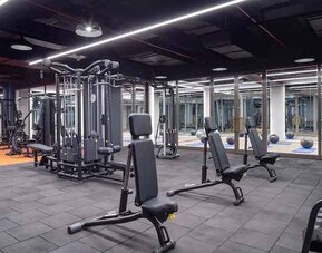 well equipped fitness center at Hilton Istanbul Bakirkoy.