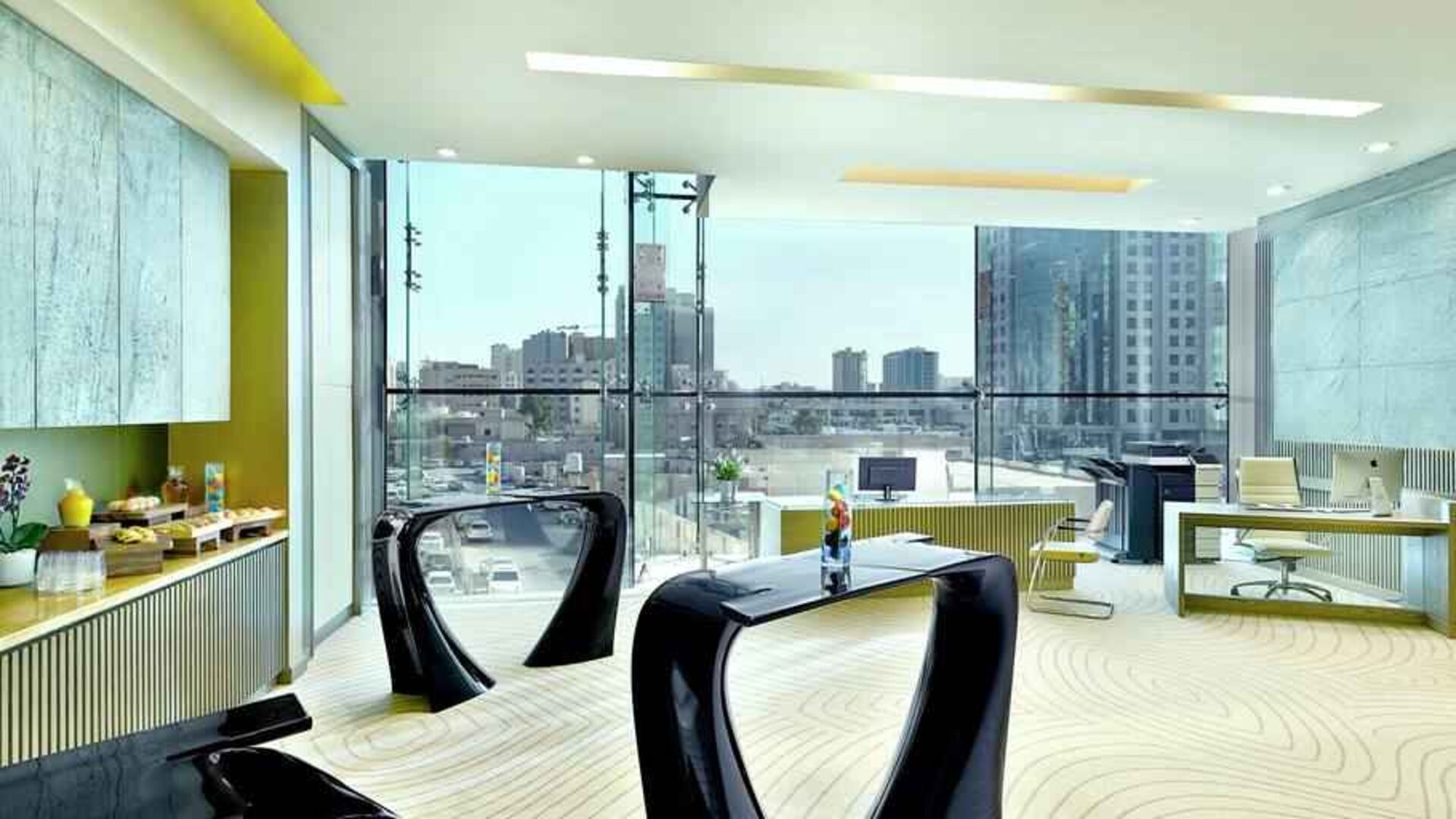 Business center perfect for co-working at the DoubleTree by Hilton Doha - Old Town.