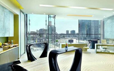 Business center perfect for co-working at the DoubleTree by Hilton Doha - Old Town.