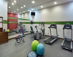 well equipped fitness center at Hampton by Hilton Istanbul Kayasehir.