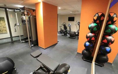 Fitness center at the Hampton by Hilton Gdansk Old Town.