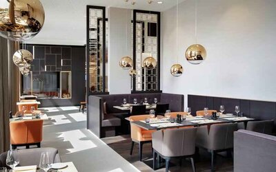 Comfortable hotel workspace at the Hilton Garden Inn Zurich Limmattal.