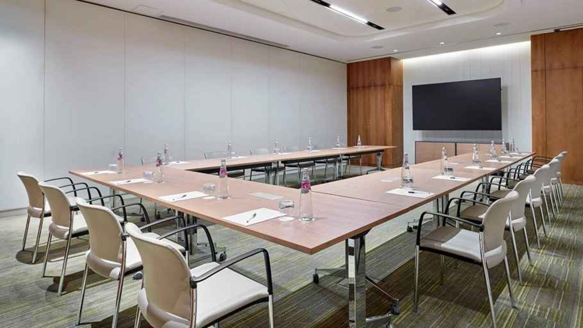 professional meeting room for all business and conference meetings at Hilton Garden Inn Kuwait.