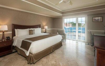 King bedroom at the Villa Mercedes Merida, Curio Collection by Hilton.