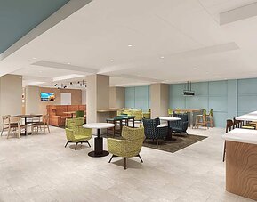 Lobby and lounge area. 