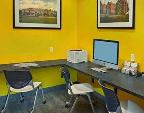 Business center at the Tapestry By Hilton Scholar Morgantown, WV.