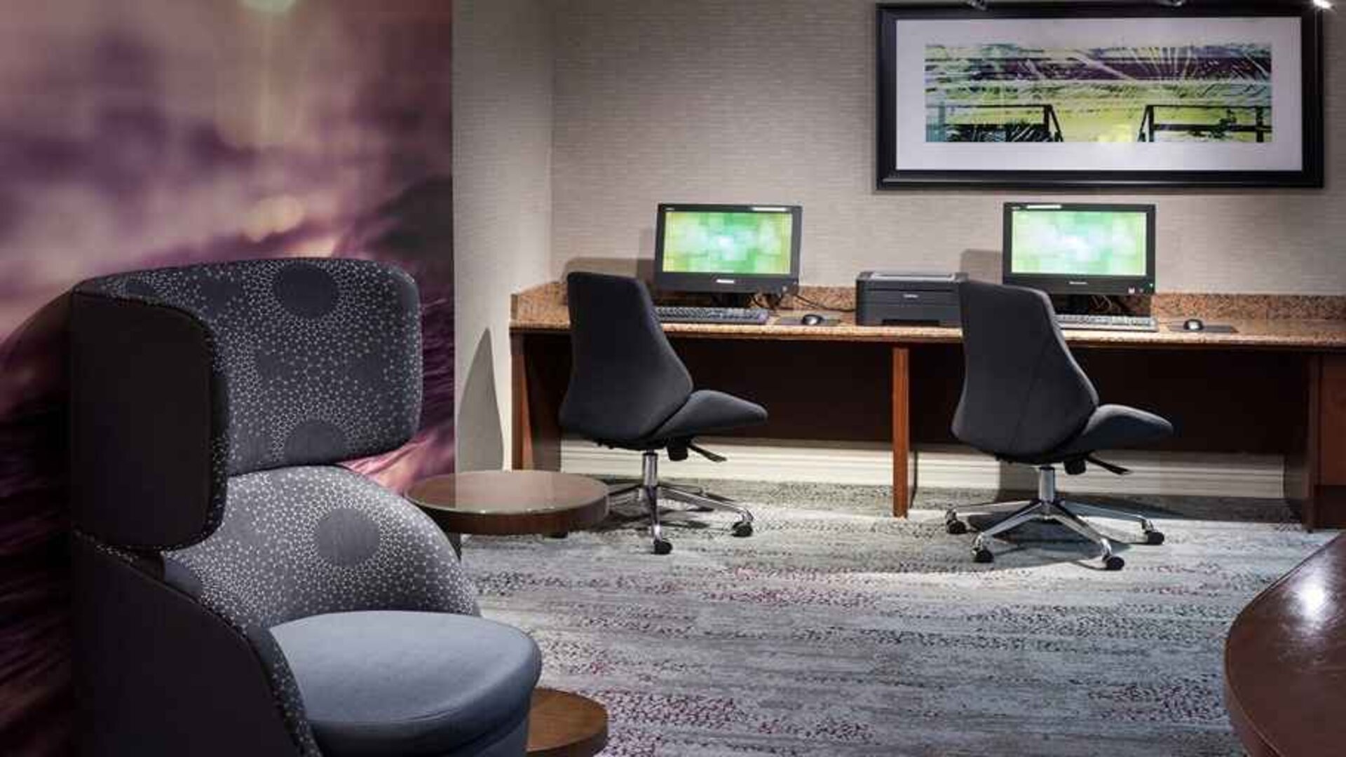 Business center available at Courtyard Miami Dolphin Mall.