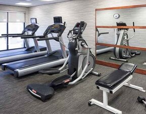 Fitness center available at Courtyard Miami Dolphin Mall.