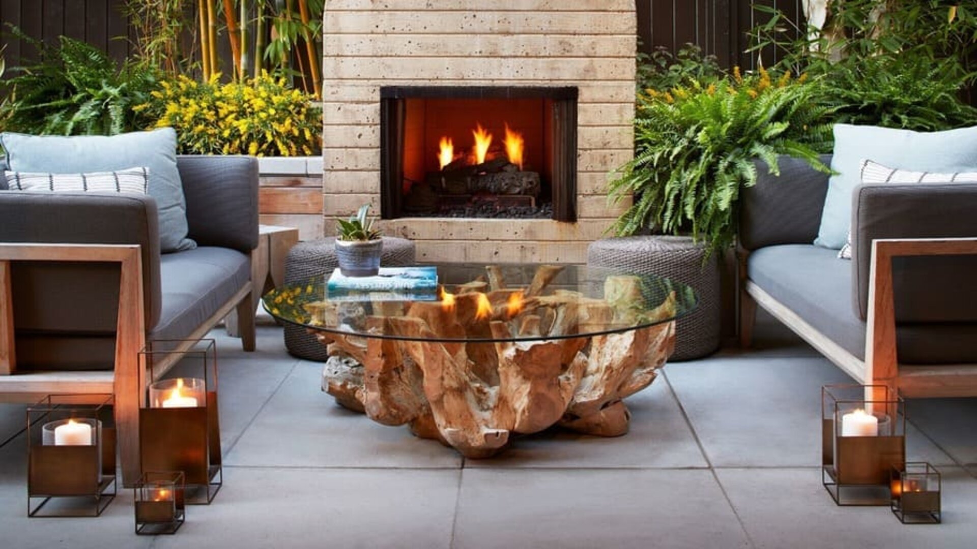 Terrace perfect for coworking  at The Ambrose Hotel Santa Monica.