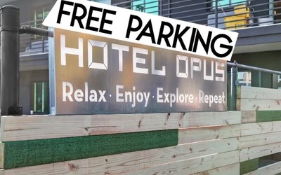 Free parking available at Hotel Opus Bronx.