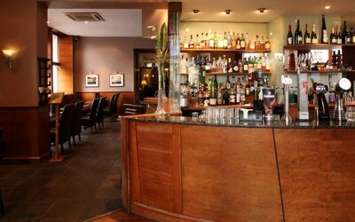 The Royal Highland Hotel’s Ash bar and restaurant provides locally sourced fare, including a wide range of beverages.