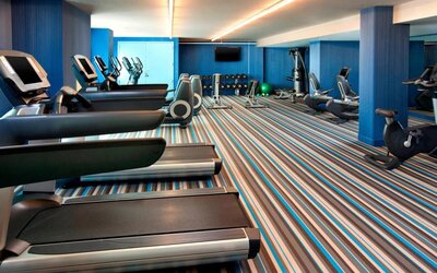 Fitness facility available at Aloft SFO.