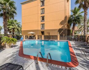 Refreshing outdoor pool at Comfort Inn Southwest At Westpark.