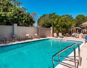 Refreshing outdoor pool at Courtyard By Marriott Sarasota Bradenton Airport.
