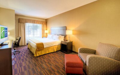 Day use room with work desk at Holiday Inn Express Granbury.