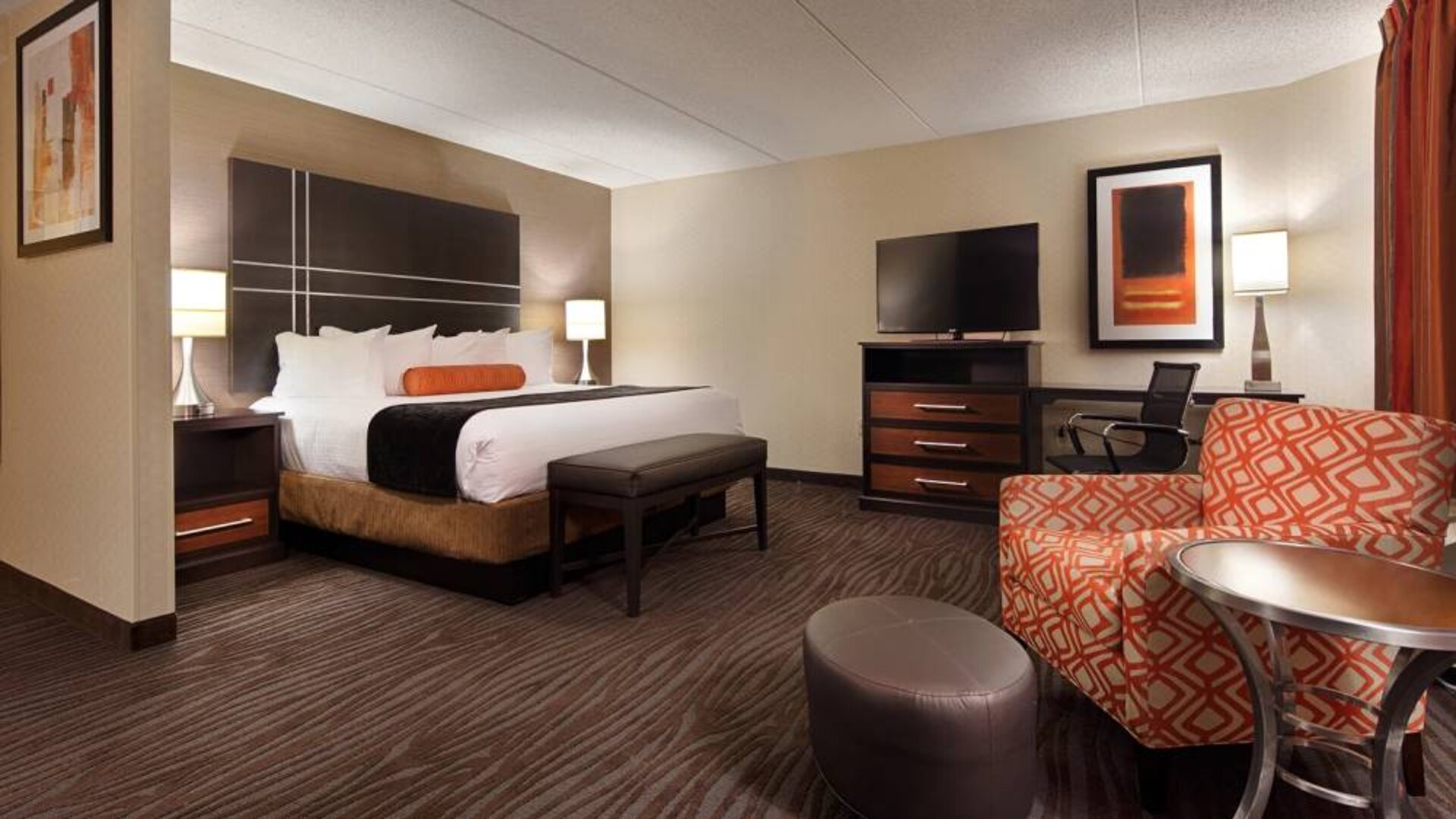 Spacious day use room at Best Western Plus BWI Airport Arundel Mills.

