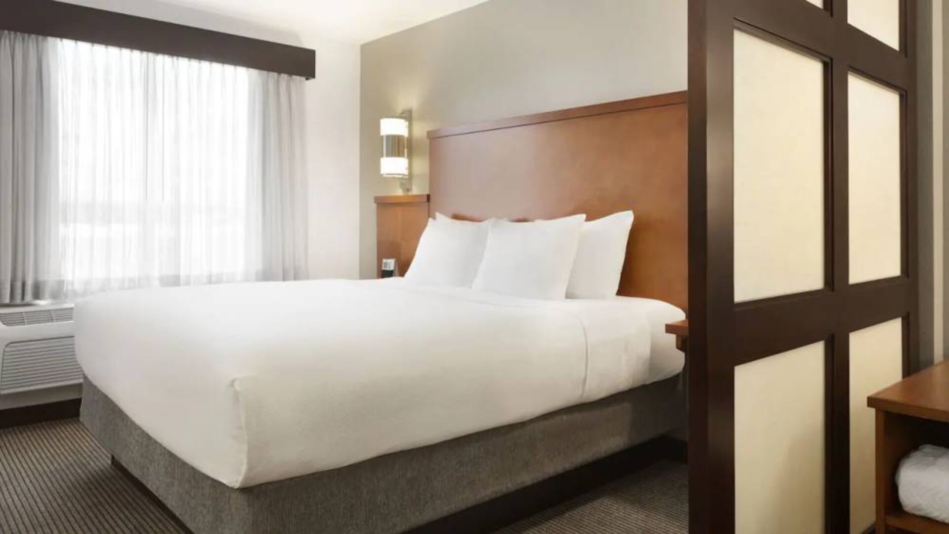 Day use room with natural light at Hyatt Place Portland Airport At Cascade Station.