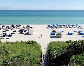 Easy beach access at Circa 39 Hotel.