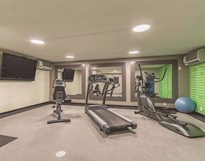 Fitness center available at La Quinta Inn & Suites Cleveland Airport West.