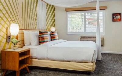 Day use room with natural light at Wild Palms Hotel.
