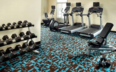 Fitness center available at Fairfield Inn East Rutherford Meadowlands.