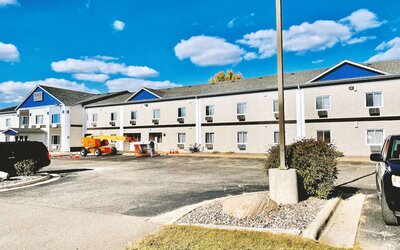 Hotel exterior at Coratel Inn & Suites By Jasper Northfield.