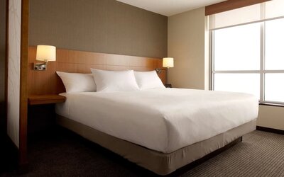 Day use room with natural light at Hyatt Place Fort Lauderdale Cruise Port.