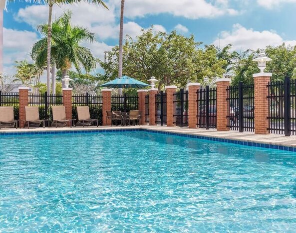 Refreshing outdoor pool at Hyatt PLACE Fort Lauderdale Airport - South & Cruise Port.
