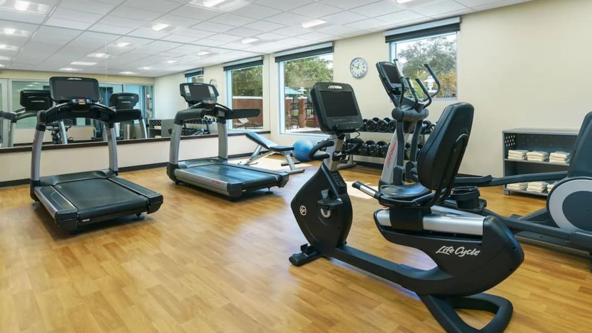 Fitness center at Hyatt PLACE Fort Lauderdale Airport - South & Cruise Port.