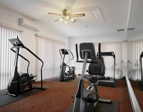 Fitness center available at Coratel Inn & Suites By Jasper New Braunfels IH-35 EXT 189.