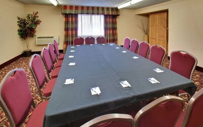 Professional meeting room at Holiday Inn Express Chicago - Downers Grove.
