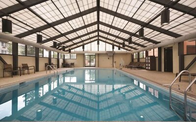 Refreshing indoor pool at Hyatt Place Chicago/Hoffman Estates.