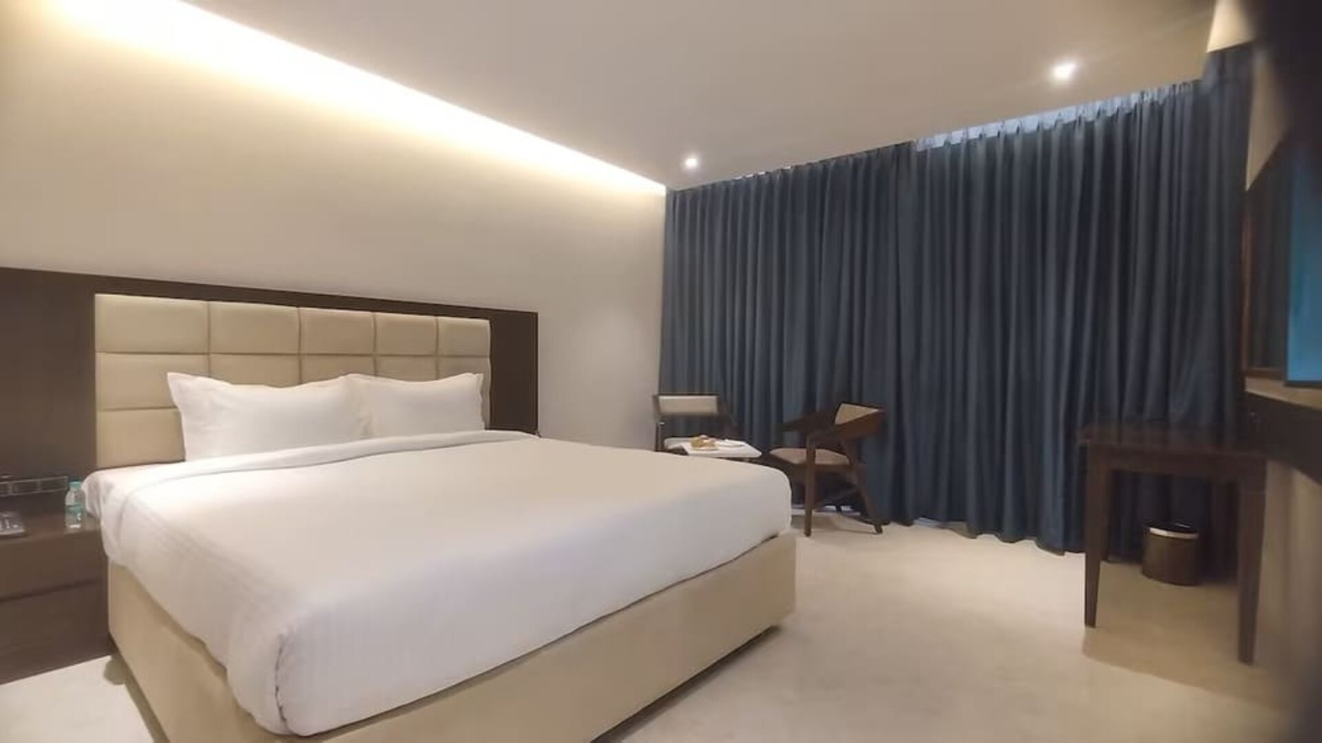 Romantic delux king room at Mayur Belgaum Presidency Hotel & Spa.