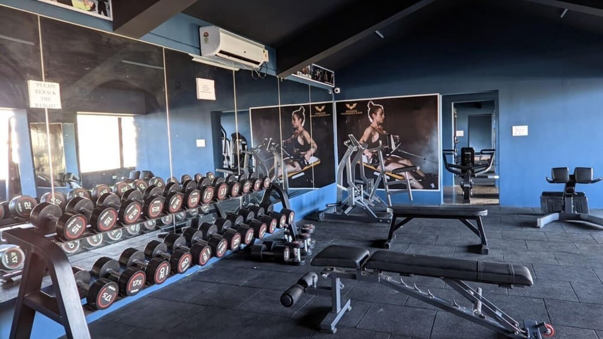 Fitness center at Mayur Belgaum Presidency Hotel & Spa.